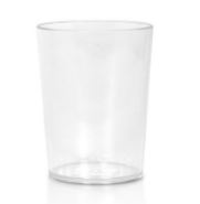 Vasos de plástico 4 vasos de agua de plástico transparente de 380 ml Pentágono Vasos de acrílico irrompibles Vasos de plástico acrílico apilables Vasos Vasos de bebida de acrílico para adultos 